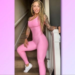 Pink jumpsuit